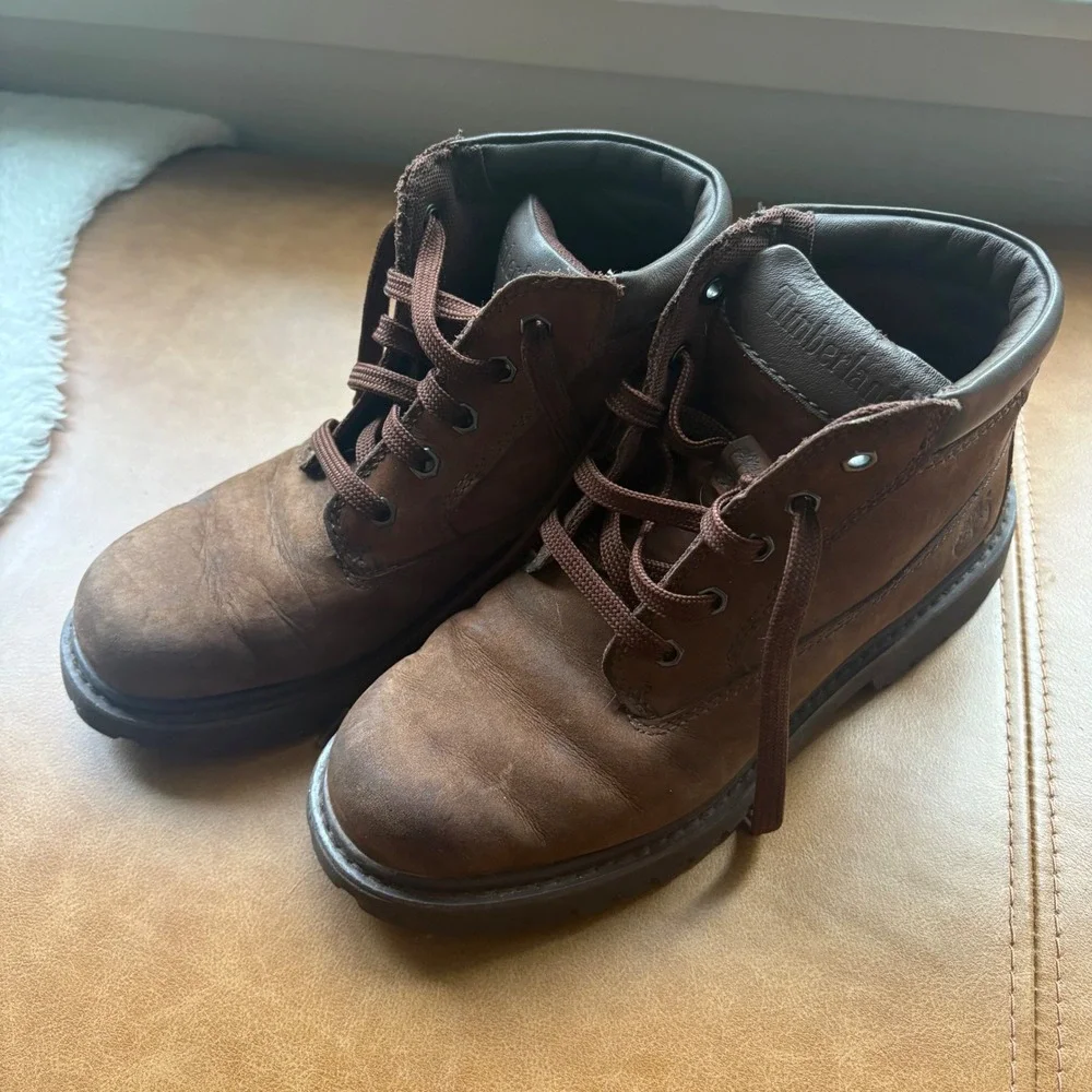 Timberland 58326 Brown Ankle Boots Lace Up Work Hiking Size 7.5 M/9 W